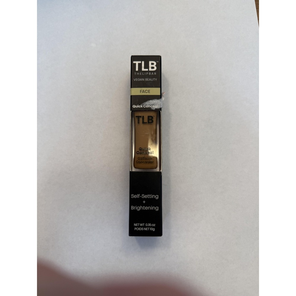 TLB The Lip Bar Quick Conceal Caffeine Concealer Cinnamon 4:00 0.35 oz Vegan‎